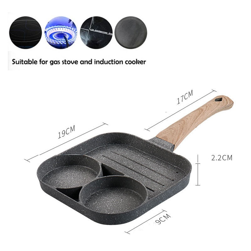 Four-hole Frying Pot Pan