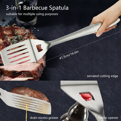 BBQGO Stainless Steel BBQ Tools Set