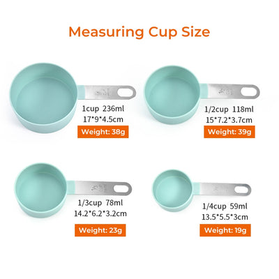 4pcs Tools Kitchen Measuring Spoon Set