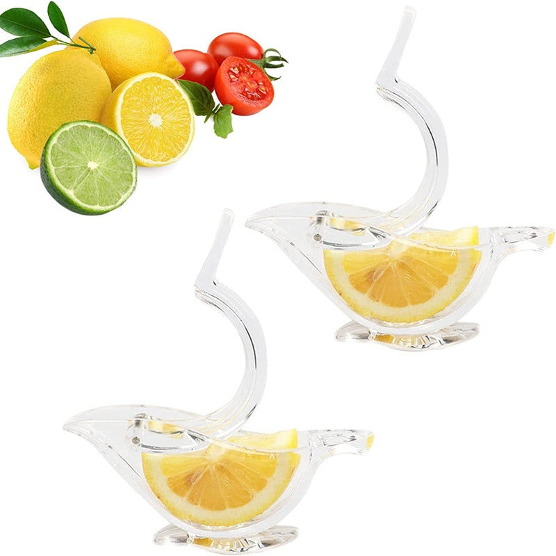 Manual Lemon Squeezer Acrylic Bird Shape