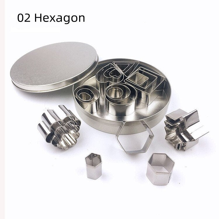 stainless steel biscuit mould 24pcs