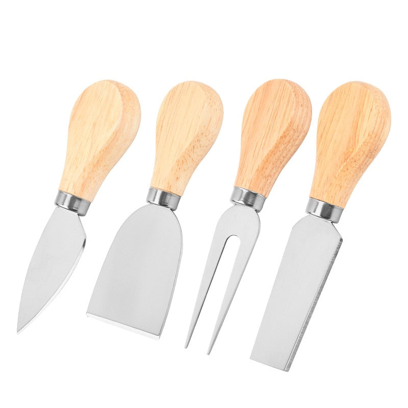 4 pcs Stainless steel Cheese set