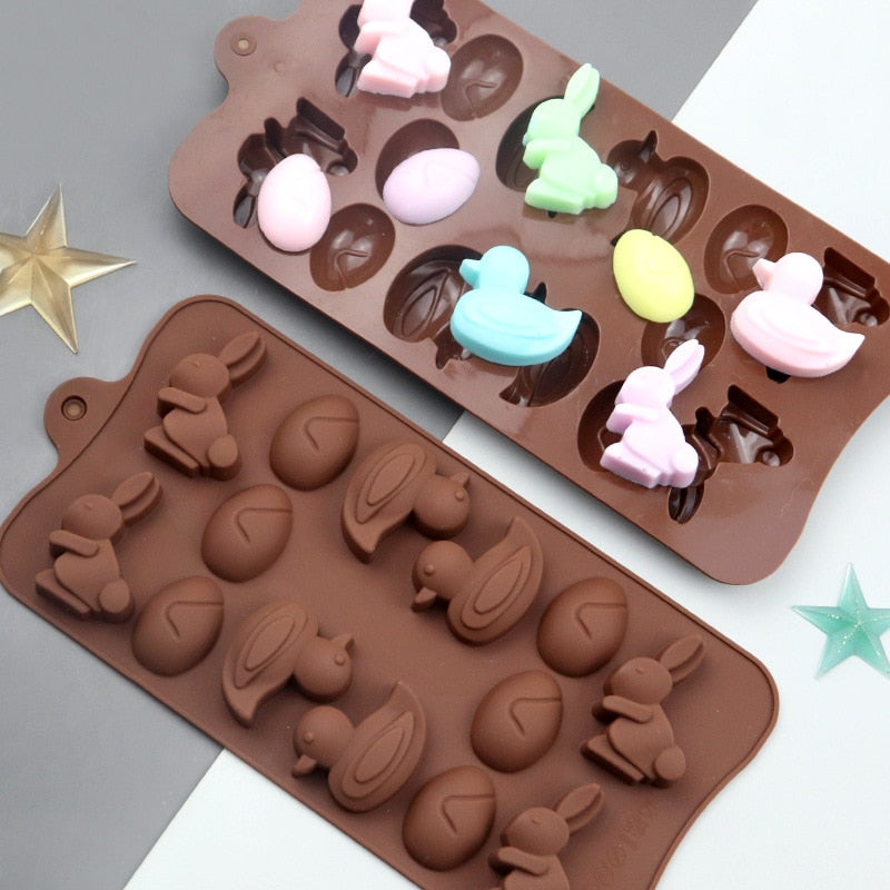 Easter Silicone Mold For Baking Candy Cake Chocolate