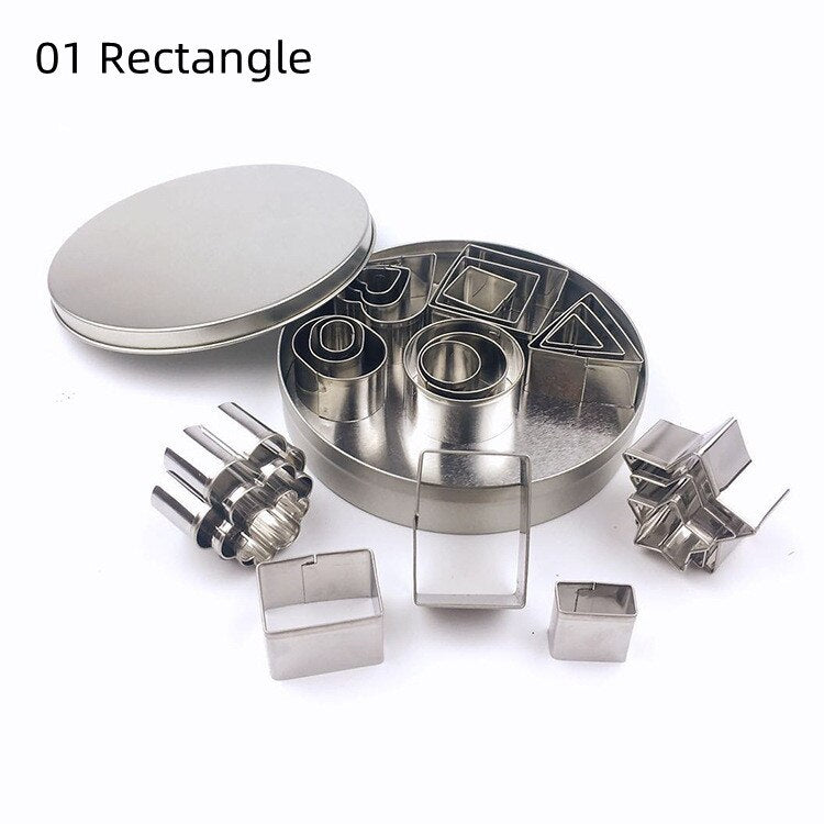 stainless steel biscuit mould 24pcs