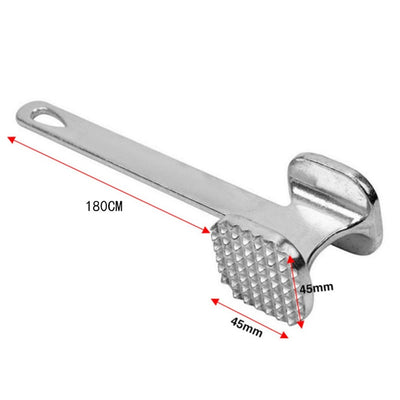 Double sided meat loosening hammer